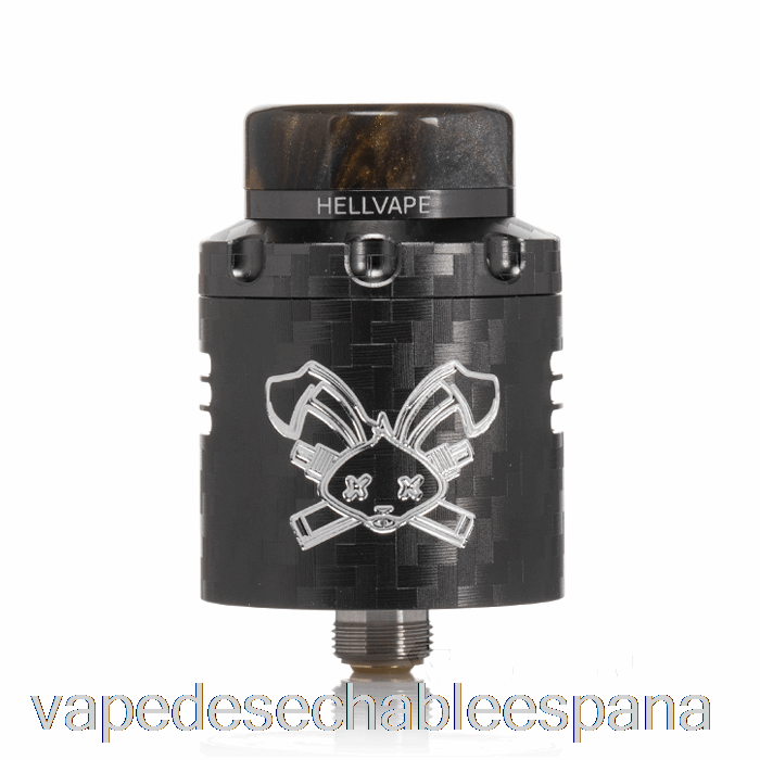 Vape España Hellvape Dead Rabbit V3 24mm Rda Bronce Fibra De Carbono
